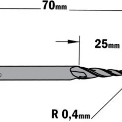 CMT Fraise à Rainurer Hélicoïdale 152.060.082 Fraise Hélicoïdale Avec Tête Ronde, Angle De Coupe Positif 2D/3D -Accessoires pour défonceuses Soldes 152 060 082 fraise helicoidale avec tete ronde angle de coupe positifn2d 3d 2
