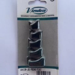 Virutex Fraise à Forer / D'encastrement / Hélicoïdale 1640138 Jeu De Fraises HM 18,21,23,25,30 Mm