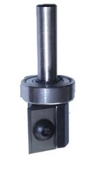 CMT Fraise Avec Plaquette Réversible 211.22011B Fraise à Coupe Droite Avec Lames Remplaçables Z2 Avec Roulement - Tige 22 X 70 Mm - Tige 8 Mm