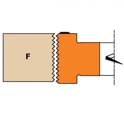 CMT Fraise à Disque 450.125.80 Fraise à Jointer Triangulaire 125mm -Accessoires pour défonceuses Soldes 450 125 80 fraise a jointer triangulaire 125mm 2