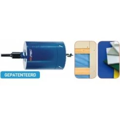 Rotec Mèche Pour Rosette 529.0851 Foret De Pénétration De Toiture 85x150mm 4-6tpi Incl.foret + Adaptateur 6kt