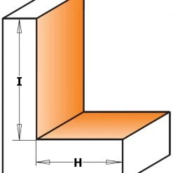 CMT 660.990.11 Fraise à Feuillurer Avec Lames Remplaçables Et Roulement 50,8 X 87,3 Mm - Tige 12 Mm