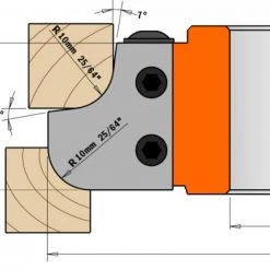 CMT Fraise à Moulurer 694.007.30 Fraise à Rayon Convexe Et Concave 121x30 5 CMT Fraise à Moulurer 694.007.30 Fraise à Rayon Convexe Et Concave 121x30 -Accessoires pour défonceuses Soldes 694 007 30 fraise a rayon convexe et concave 121x30 3