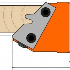 CMT Autres Fraises 694.011.31 90° Fraise à Onglets Avec Couteaux WPL 140x31,75 -Accessoires pour défonceuses Soldes 694 011 31 90d fraise a onglets avec couteaux wpl 140x31 75 3