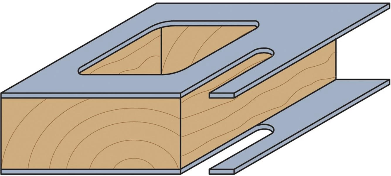 CMT Fraise à Rainurer En V 716.060.21 Fraise De Perçage Et De Finition Avec Guide Contre La Fraise 6x19x60 - Tige 6 Mm 2 CMT Fraise à Rainurer En V 716.060.21 Fraise De Perçage Et De Finition Avec Guide Contre La Fraise 6x19x60 - Tige 6 Mm – Image 2