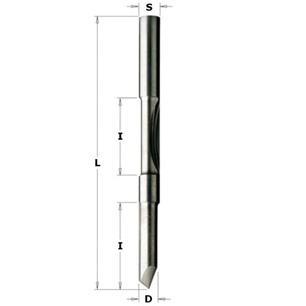 CMT Fraise à Rainurer En V 716.060.21 Fraise De Perçage Et De Finition Avec Guide Contre La Fraise 6x19x60 - Tige 6 Mm 1 CMT Fraise à Rainurer En V 716.060.21 Fraise De Perçage Et De Finition Avec Guide Contre La Fraise 6x19x60 - Tige 6 Mm