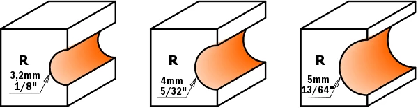 CMT Fraise à Moulurer 762.040.11 Demi Fraise à Rayon Convexe R=4 Avec Roulement De Guidage 20,7 X 8 Mm Tige 6 Mm 1 CMT Fraise à Moulurer 762.040.11 Demi Fraise à Rayon Convexe R=4 Avec Roulement De Guidage 20,7 X 8 Mm Tige 6 Mm