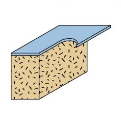 CMT Fraise Pour Affleureuse 806.629.11 Fraise à Affleurer Avec Guidage 12,7 X 38,1 Mm - Tige 12,7 Mm -Accessoires pour défonceuses Soldes 806 629 11 fraise a affleurer avec guidage 12 7 x 38 1 mm tige 12 7 mm 3