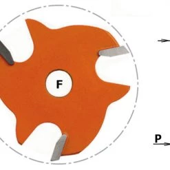 CMT Fraise à Disque 822.318.11 1,8 Mm Fraise Circulaire à Rainurer Sans Broche