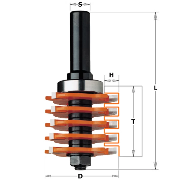 CMT Fraise à Rainurer 900.616.11 Fraise à Jointer Avec Broche 12 Mm 1 CMT Fraise à Rainurer 900.616.11 Fraise à Jointer Avec Broche 12 Mm