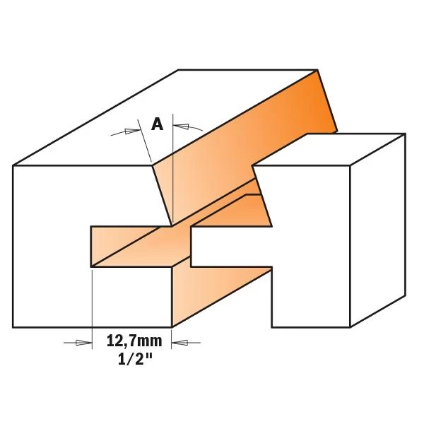 CMT Fraise à Profiler 900.624.11 Set De 2 Pièces De Fraisage à Profil Réglable Et Contre Profil 1 CMT Fraise à Profiler 900.624.11 Set De 2 Pièces De Fraisage à Profil Réglable Et Contre Profil