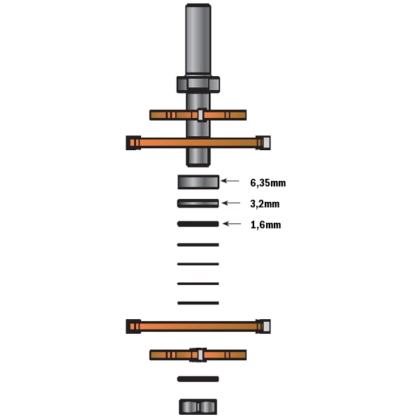 CMT Fraise à Disque 900.628.11 Fraise à Tenonner Avec Broche 75x44,5 Tige 12 Mm 2 CMT Fraise à Disque 900.628.11 Fraise à Tenonner Avec Broche 75x44,5 Tige 12 Mm – Image 2