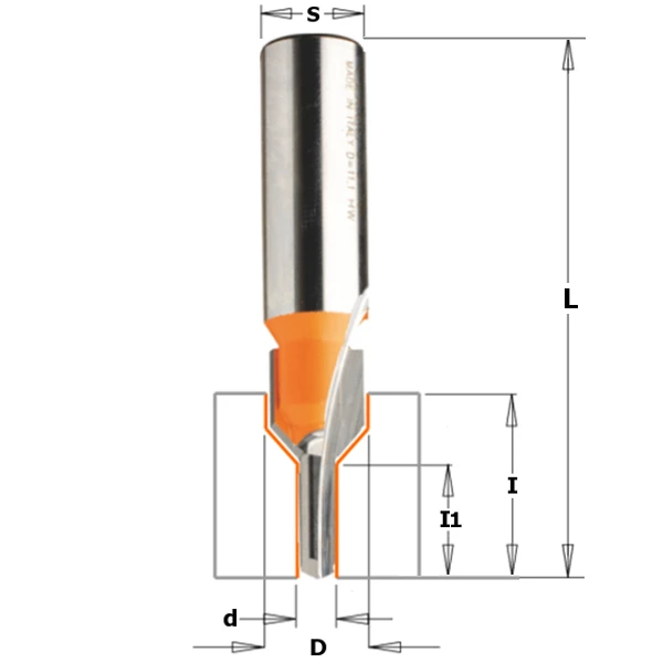 CMT Fraise à Forer / D'encastrement / Hélicoïdale 913.201.11 Fraise Pour Logement De Vis Oblique - Tige 8 Mm 1 CMT Fraise à Forer / D'encastrement / Hélicoïdale 913.201.11 Fraise Pour Logement De Vis Oblique - Tige 8 Mm