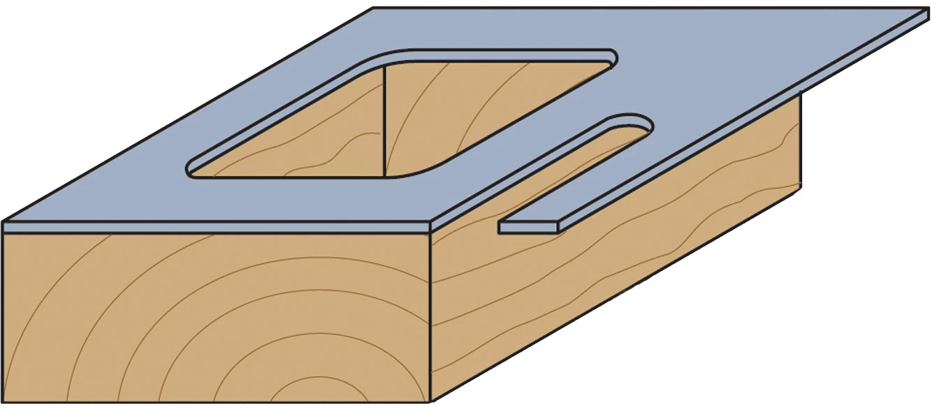 CMT Fraise à Rainurer En V 916.080.11 Fraise à Affleurer Et Percer Avec Roulement De Guidage - Tige 8 Mm 1 CMT Fraise à Rainurer En V 916.080.11 Fraise à Affleurer Et Percer Avec Roulement De Guidage - Tige 8 Mm