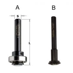CMT Fraise à Disque 924.081.00 Porte Fraise Sans Roulement (avec Anneau Limiteur) 40x55