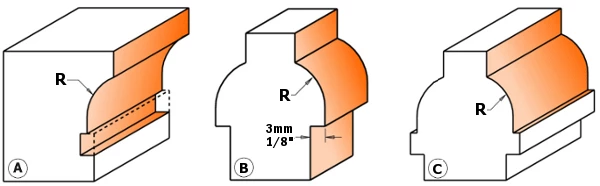 CMT Autres Fraises 955.307.11M Fraise Pour Quart De Rond Profil A - Tige 8 Mm 2 CMT Autres Fraises 955.307.11M Fraise Pour Quart De Rond Profil A - Tige 8 Mm – Image 2
