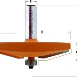 CMT Fraise à Profiler 990.502.11 Fraise à Bossage Horizontale Avec Limiteur 82,5mm