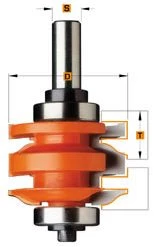 CMT Fraise à Profiler 991.521.11 Fraise à Profil Et Contre Profil - Tige 12 Mm