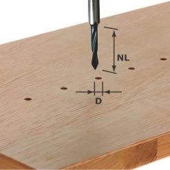 Festool Accessoires Fraise à Forer / D'encastrement / Hélicoïdale Foret De Perçage HW S8 D5/30 491064