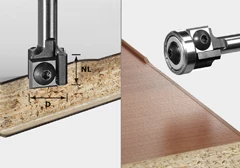 Festool Accessoires Fraise Pour Affleureuse Fraise à Affleurer à Plaquettes Réversibles S8 HW D19 12x12 KL OFK 499806