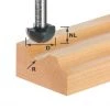 Festool Accessoires Fraise à Profiler Fraise à Gorge Creuse HW S12 D40/25/R20 491105