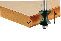 Festool Accessoires Fraise à Profiler Fraise à Moulurer Demi-lune HW S8 D30/28 491139