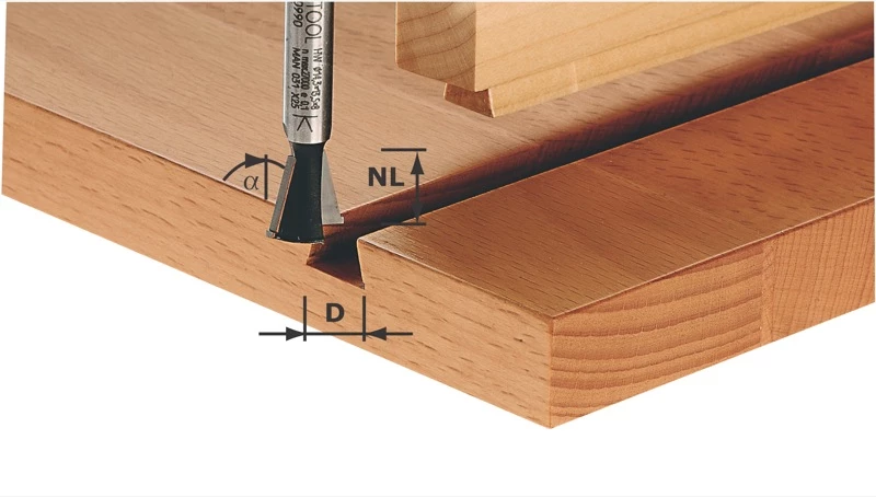 Festool Accessoires Fraise à Queue D'arronde Fraise à Queue D'aronde HW S8 D14,3/13,5/15° 490990 1 Festool Accessoires Fraise à Queue D'arronde Fraise à Queue D'aronde HW S8 D14,3/13,5/15° 490990