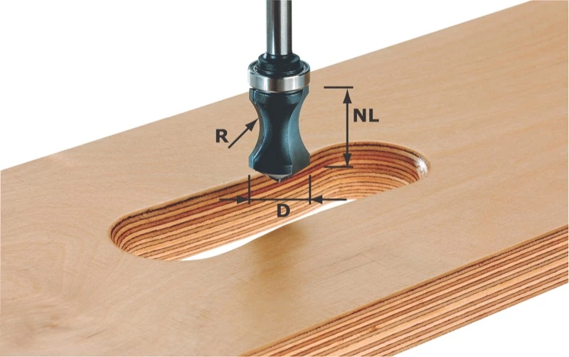 Festool Accessoires Fraise à Profiler Fraise Pour Poignée Moulurée HW S8 R16/NL32 491033 1 Festool Accessoires Fraise à Profiler Fraise Pour Poignée Moulurée HW S8 R16/NL32 491033